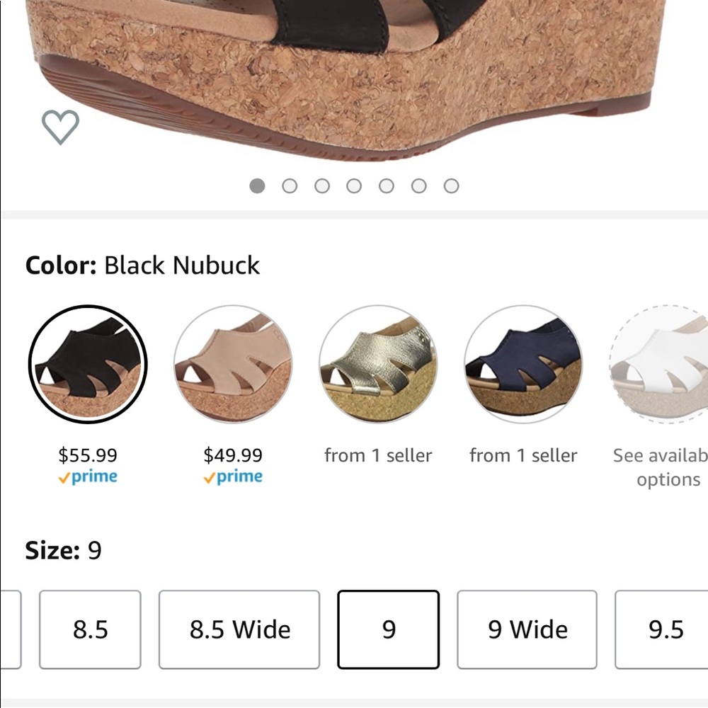 BRAND NEW Clarks wedges